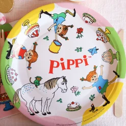 Tallrikar, Pippi Långstrump 23 cm 8 st