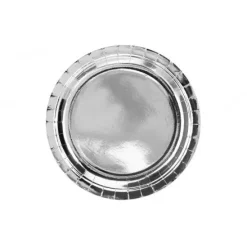Tallrikar, silver 23 cm 6 st