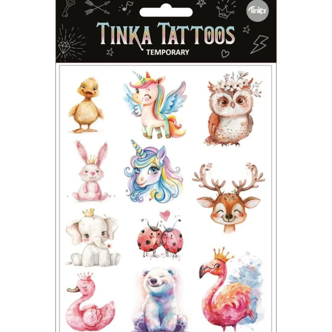 TATUERING SÖTA DJUR TINKA TATTOO