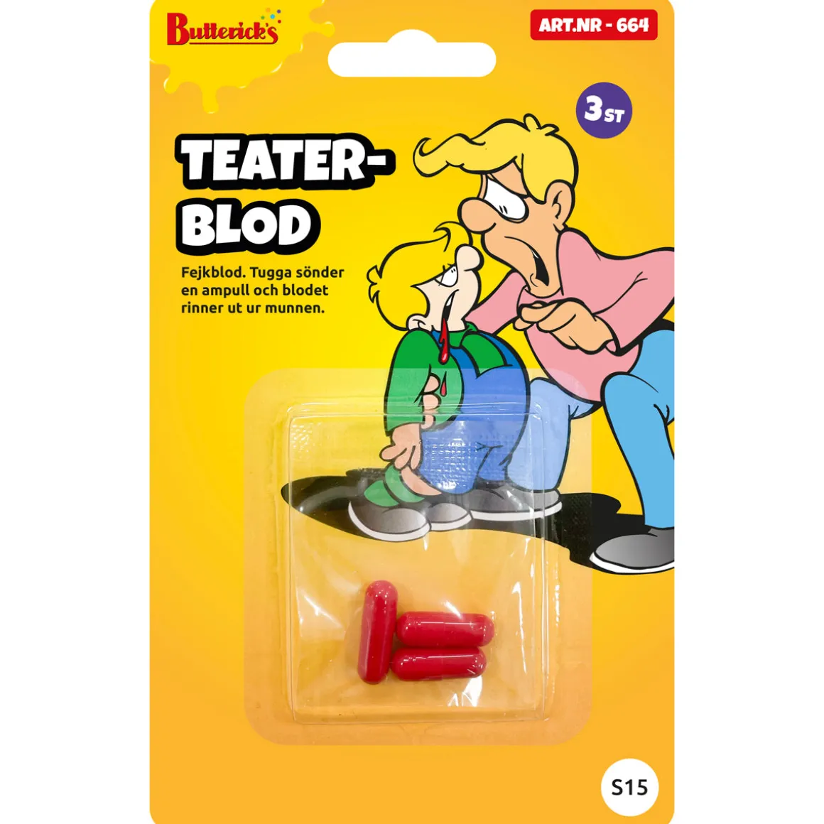 Teaterblod, ampuller 3 st