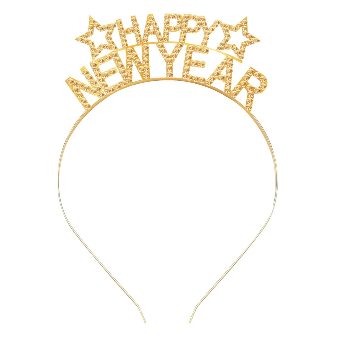Tiara, happy new year guld