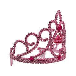 Tiara, rosa med sten