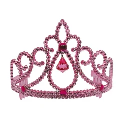 Tiara, rosa med sten