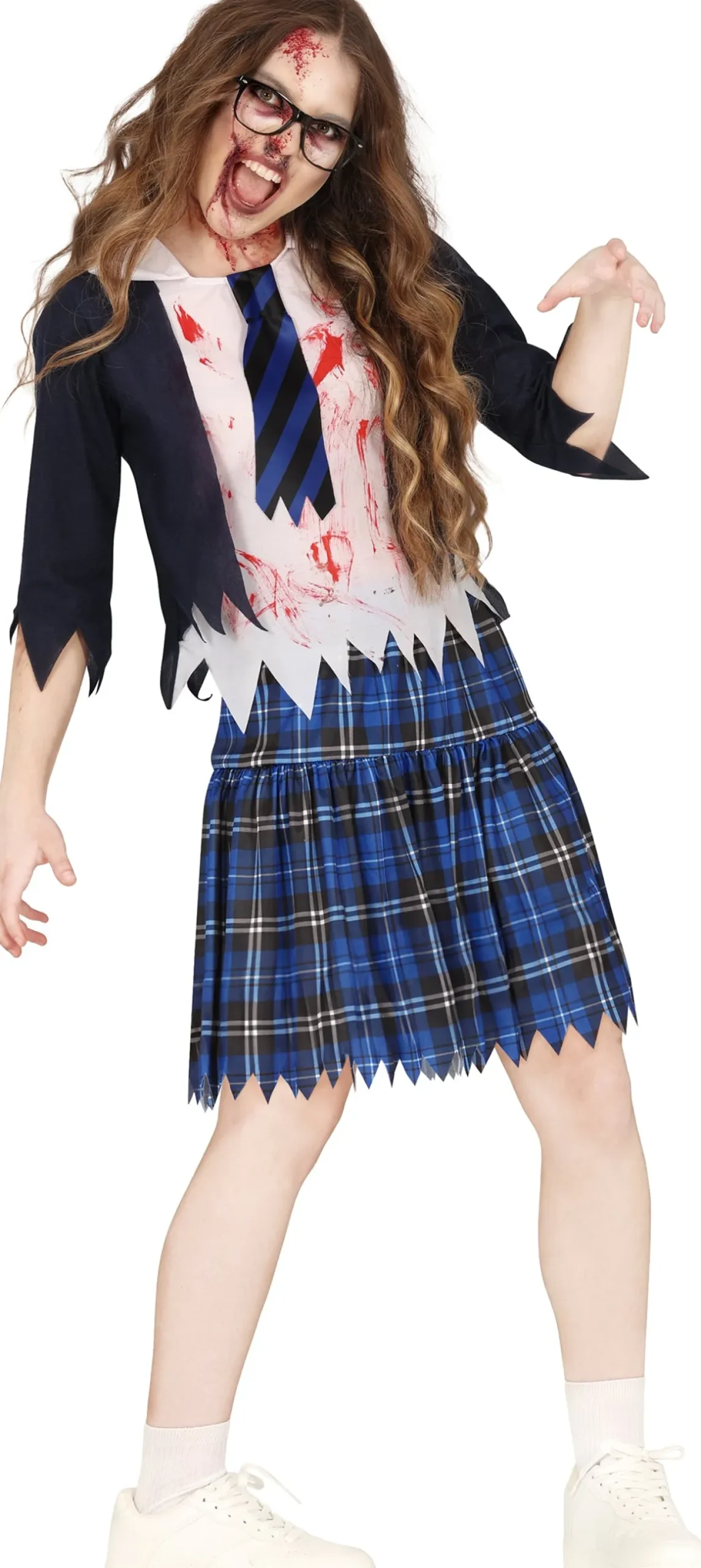 Tonårsdräkt, zombie high schooler 14-16 år (168 cm)