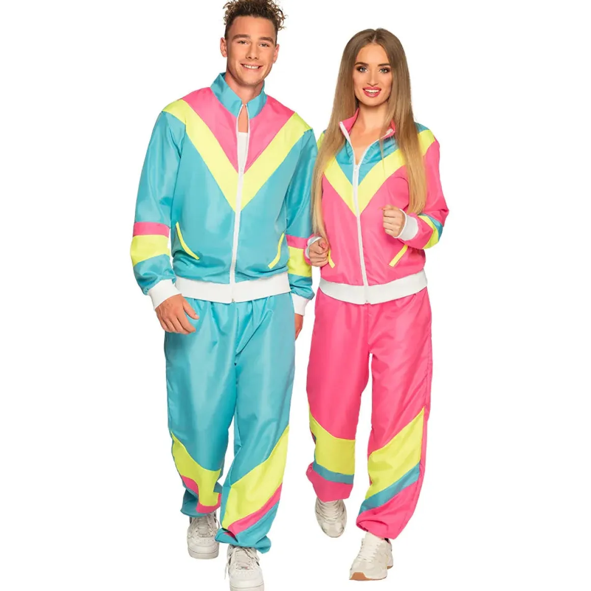 Träningsoverall, neon blå