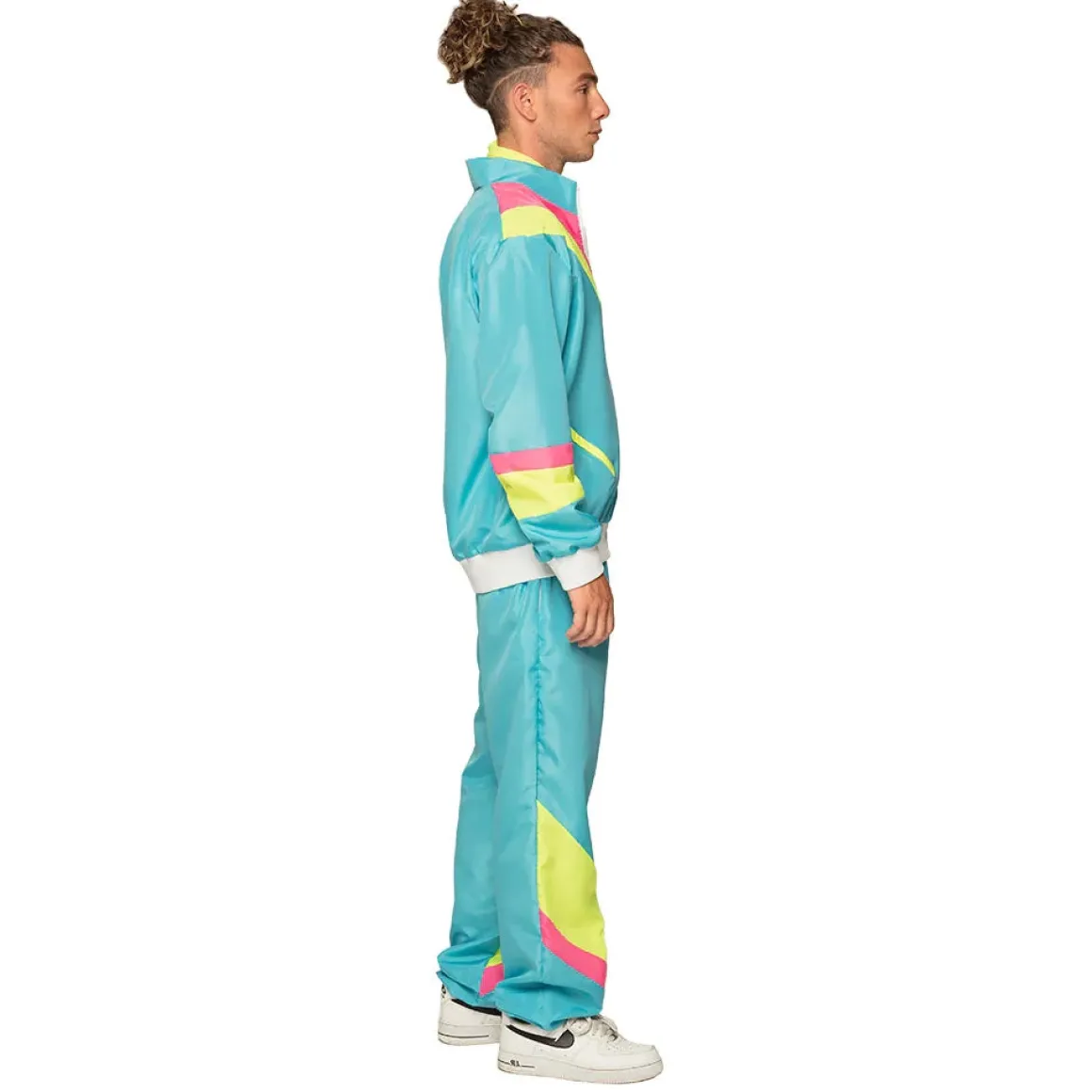 Träningsoverall, neon blå