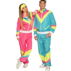 Träningsoverall, neon rosa