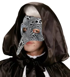 Venetiansk mask, silver