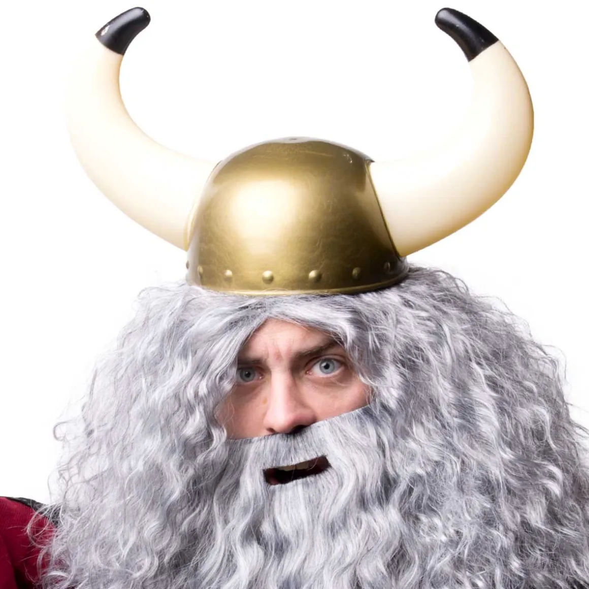 Vikingahjälm, stora horn