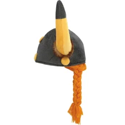 Vikingshjälm med hår