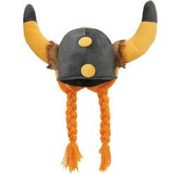 Vikingshjälm med hår