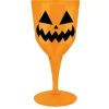 Vinglas i plast, pumpa 19 cm