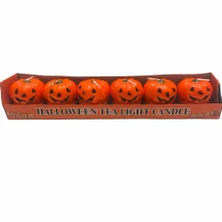 Värmeljus, små pumpor 6 st